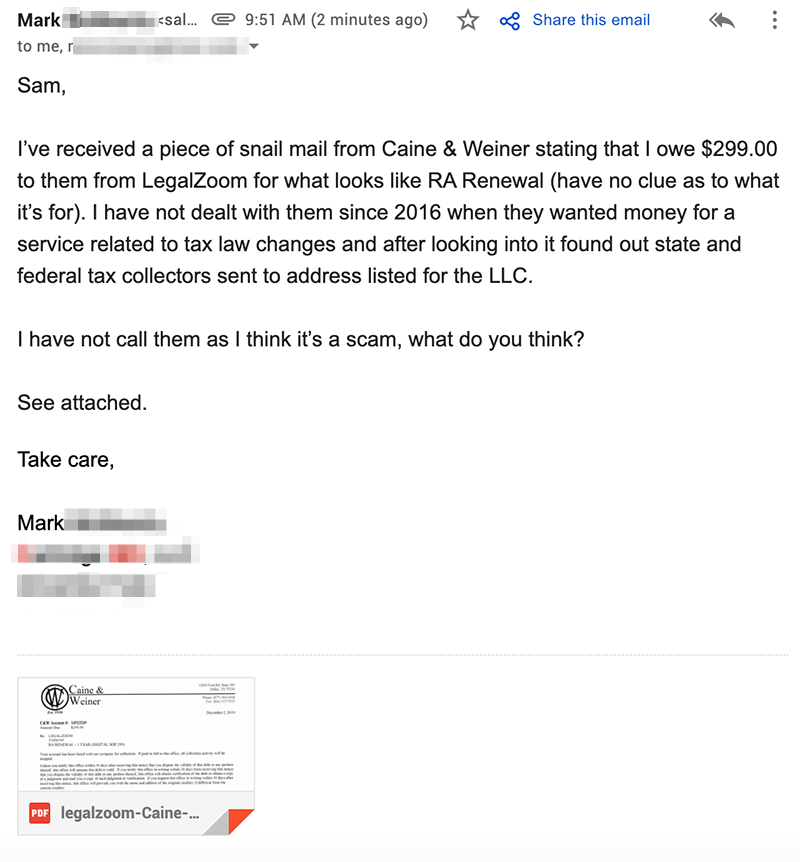 Reason to Never Use LegalZoom