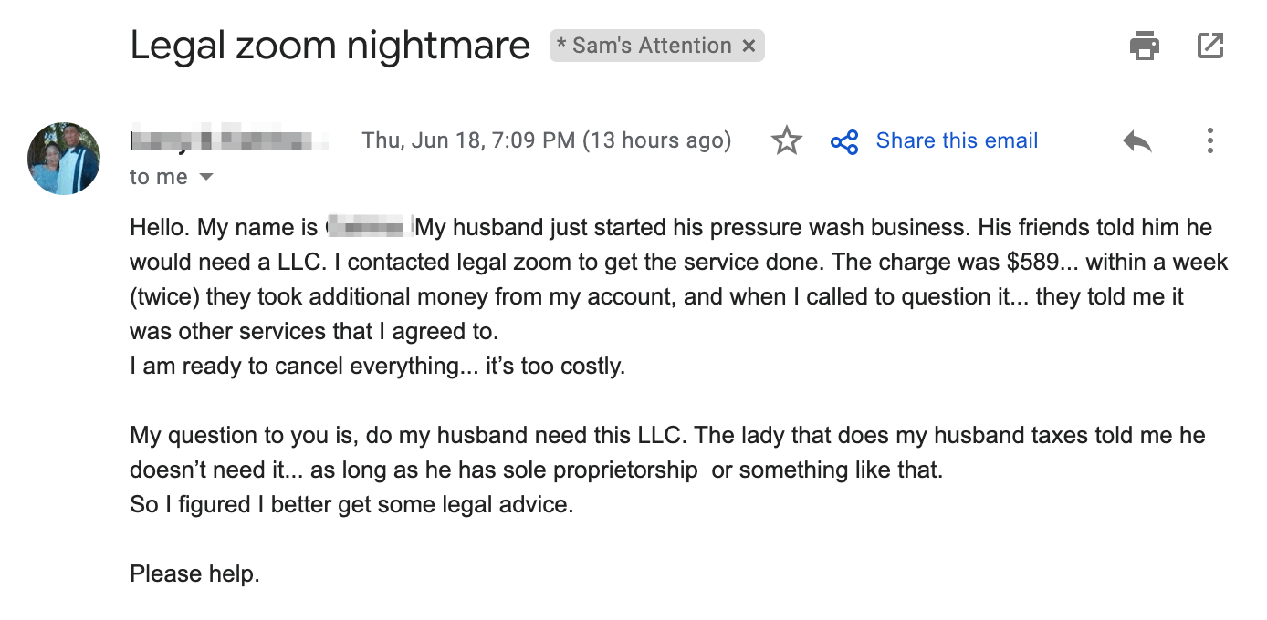 legalzoom review